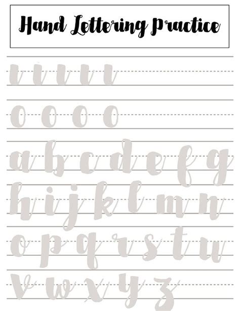 Image result for parallel pen practice sheets | Hand lettering ...