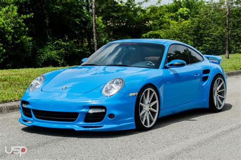 Baby Blue Porsche 911 Turbo Gets a Distinct Look with Custom Goodies ...