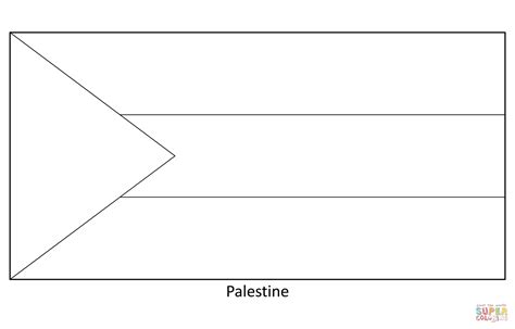 Dibujo de Bandera de Palestina para colorear | Dibujos para colorear ...