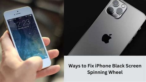 6 Ways to Fix iPhone Black Screen Spinning Wheel