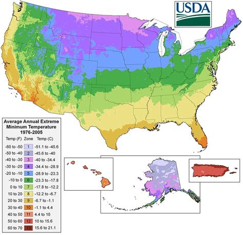 USDA Hardiness Zones | TERRA NOVA® Nurseries, Inc.