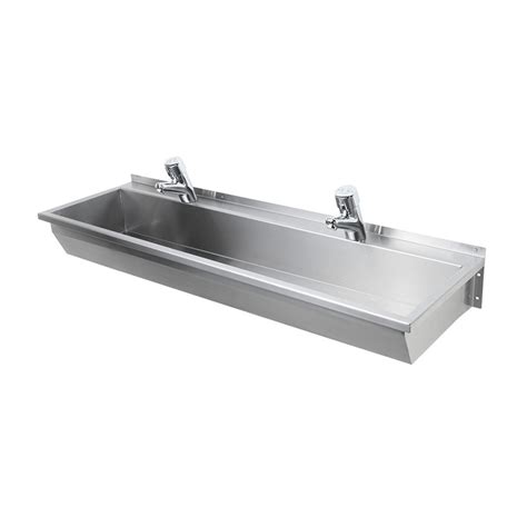 Stainless Steel Wash Trough - 1200mm, 1500mm, 1800mm, 2400mm