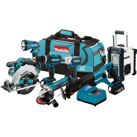 FREE SHIPPING – Makita 7-Pc. LXT Li-Ion Cordless Combo Kit — 18 Volt ...