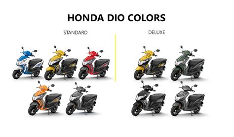 Honda Dio Colors Available | Reviewmotors.co