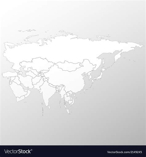 Eurasia map background Royalty Free Vector Image