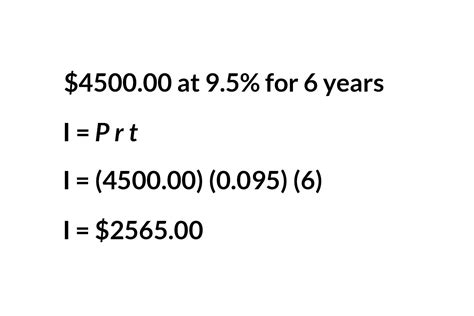 Calculate Simple Interest Principal, Rate, or Time