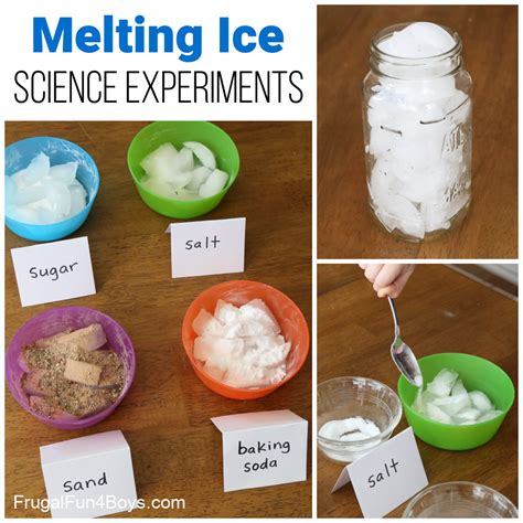 Ice Cube Melting Science Project