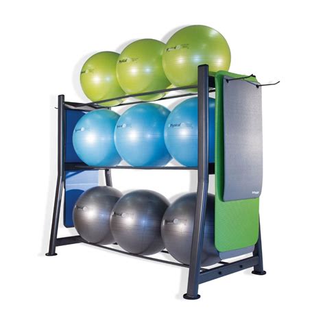 Stability Ball Storage Rack Holds 9