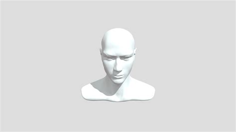 Realistic head sculpture - 3D model by Nabiljr [9b0b5a6] - Sketchfab