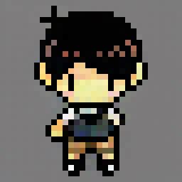 I create an AI to generate OMORI sprite. Demo link/details on comment ...