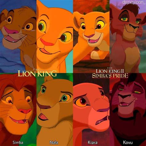 Lion king characters simba nala kiara and kovu by aliciamartin851 on ...