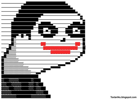 Teh Jokur Meme ASCII Art For Facebook Comments | Cool ASCII Text Art 4 U