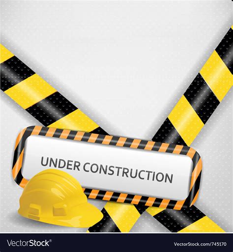 Under construction background Royalty Free Vector Image