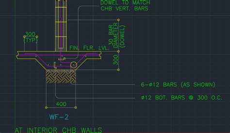 Wall Footing Autocad