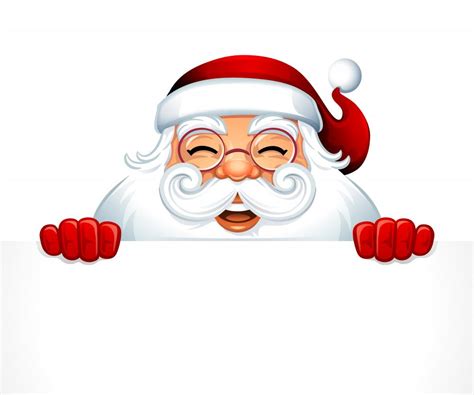 Peeking Santa Claus Wall Decal – WallMonkeys.com