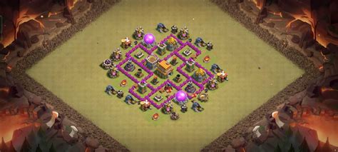 50+ Best Town Hall 6 War Base Designs (2023) TH6 Layouts for Clan Wars ...