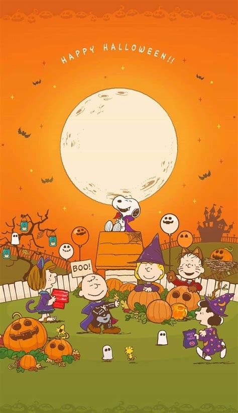 [100+] Peanuts Halloween Wallpapers | Wallpapers.com