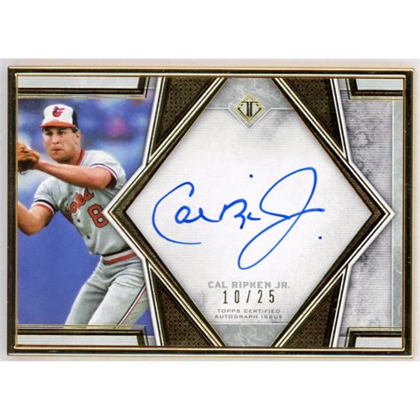 Cal Ripken Jr. 2019 Topps Transcendent Autograph Variations #TCVACRJ ...