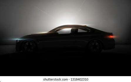 2,359 Sport Car Silhouette Dark Background Images, Stock Photos, 3D ...