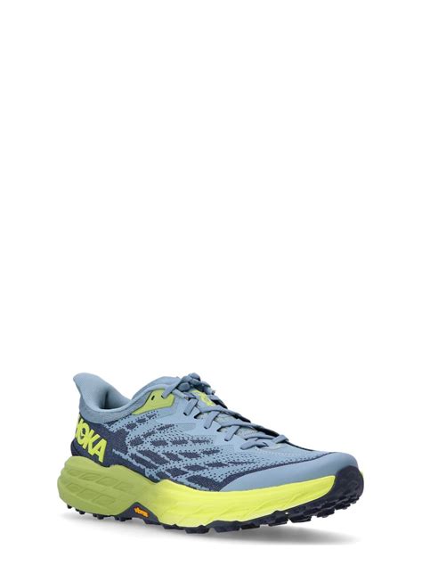 hoka one one speedgoat 5 - 1123157 stone blue dark citron Talla 44