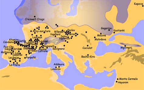 Sites with Paleolithic Art in Europe | Gifex