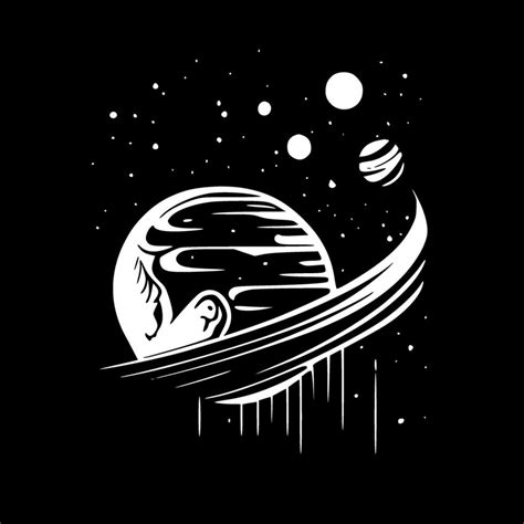 Space - Minimalist and Flat Logo - Vector illustration 26707590 Vector ...