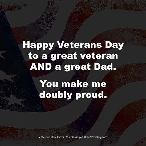 An Inspiring List of Veterans Day Thank You Messages » AllWording.com