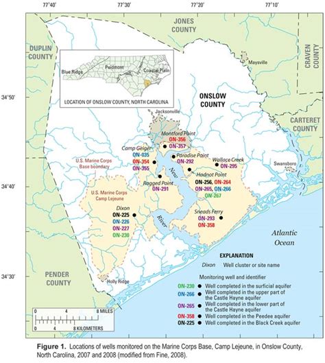 Camp Lejeune Nc Map - Living Room Design 2020