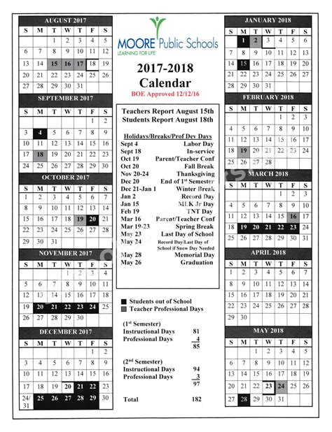 Okla City Public Schools Calendar 2023 - Schoolcalendars.net