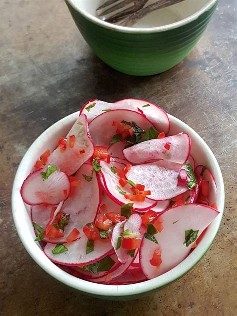 Red radish are delicious pan-fried in butter and served hot!