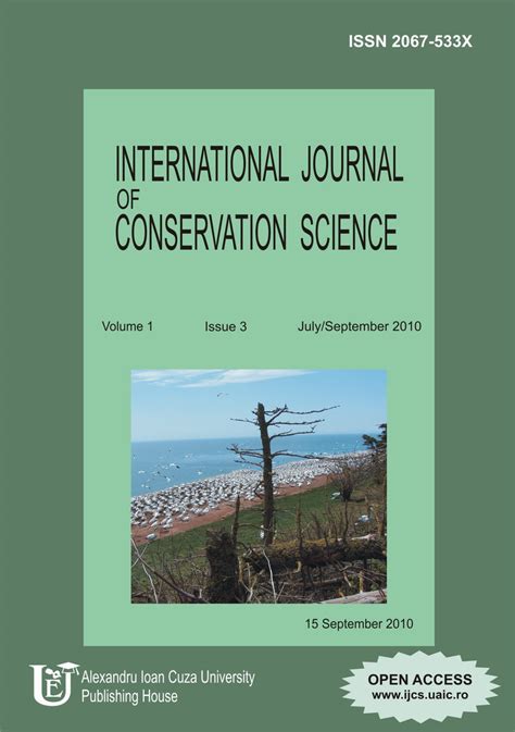 International Journal of Conservation Science