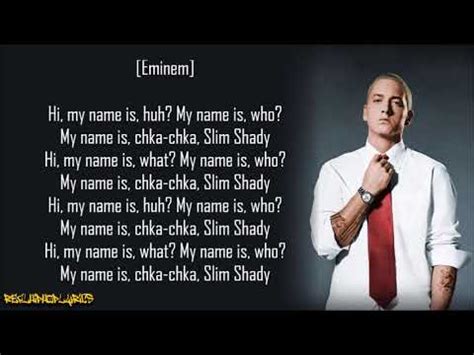 Eminem - My Name Is (Lyrics) - YouTube