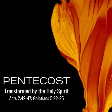 Pentecost - Transformed By the Holy Spirit - Logos Sermons