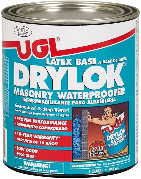 Buy the UGL 27512 Drylock Latex Masonry Waterproofer, White ~ Quart ...