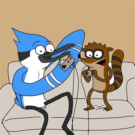 Mordecai and Rigby by SupaKoopa714 on DeviantArt