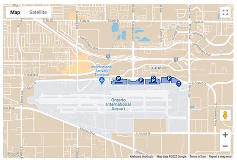 Airport Parking Lots & Rates | Ontario International Airport