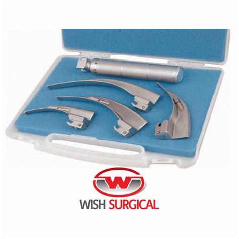 MacIntosh Laryngoscope Set With Standard Illumination - Wish Surgical