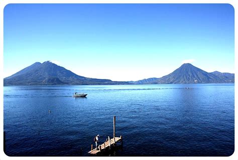 The seven main villages surrounding Lake Atitlán, Guatemala ...