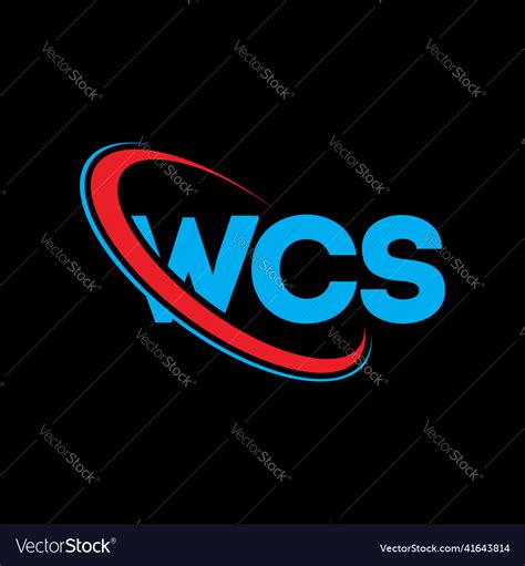 Wcs logo letter design Royalty Free Vector Image