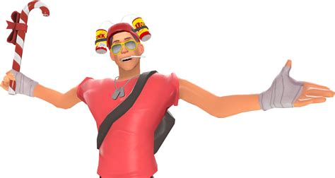 Image - Scout with Candy Cane, Bonk Helm, and Summer Shades TF2.png ...