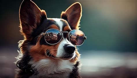 Free Stock Photos - Cute Terrier Puppy in Sunglasses Posing Outdoors ...