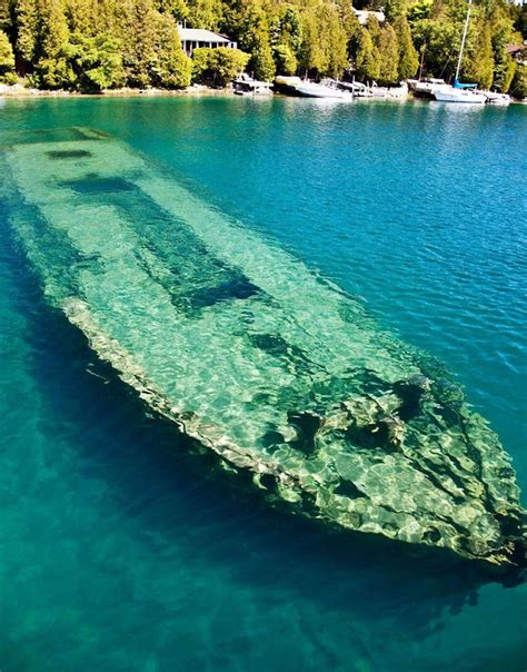 Shipwrecks at Big Tub Harbour in Lake Huron | Amusing Planet