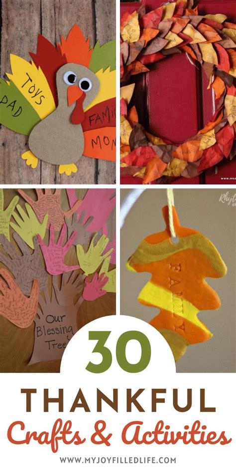 30 Thankful Crafts and Activities for Fall | Thankful crafts ...