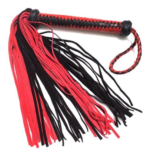 Red Black Leather Flogger Whip at ₹ 1/piece in Kanpur | ID: 19891460555