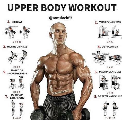 Pinterest | Upper body workout gym, Full upper body workout, Fitness body