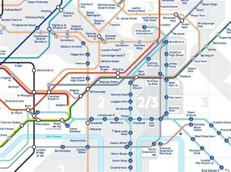 London Underground 2016 Tube Map Shows New Zones For Stratford, Canning ...