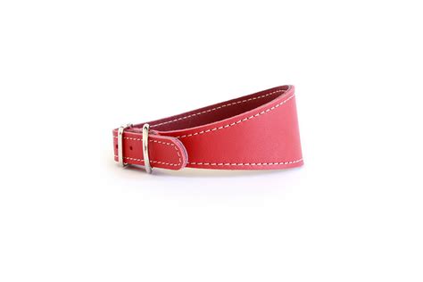 Lurcher Collar – Red | Houndstooth