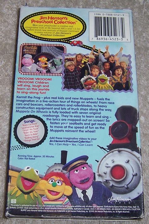 Muppets on Wheels: Muppets Sing Along Fun VHS Video Jim Henson ...