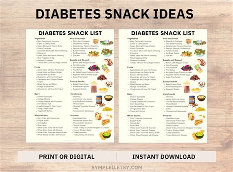 Diabetic Snacks List, Diabetes Snack Ideas, Diabetes Food List ...