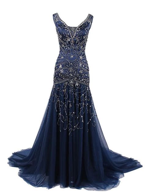 Dark Navy Blue Evening Dress #2395420 - Weddbook